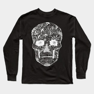 Floral skull Long Sleeve T-Shirt